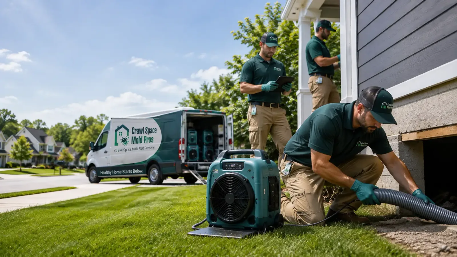 Crawl Space Mold Removal in Bristow, NE